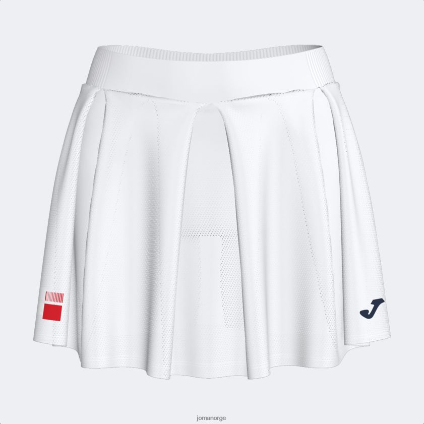 nei Joma skjørt italiensk tennisforbund hvit FBD0T02284 kvinner