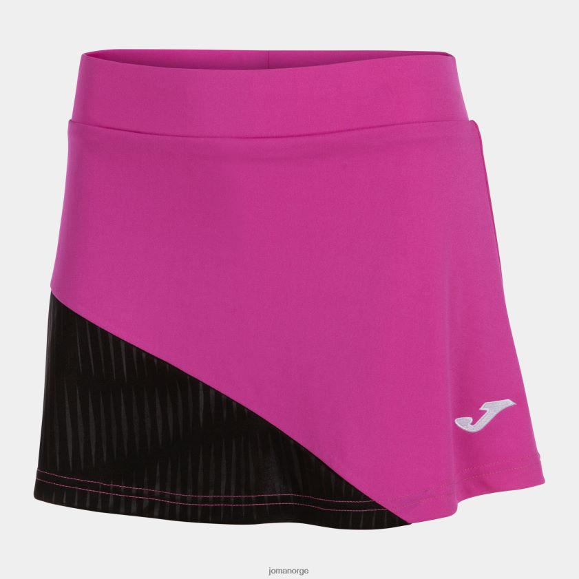 nei Joma skjørt montreal fluorescerende rosa svart FBD0T01614 kvinner