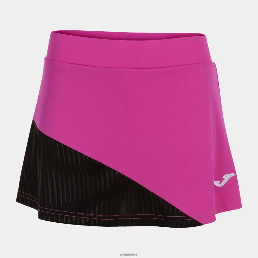 nei Joma skjørt montreal fluorescerende rosa svart FBD0T01614 kvinner