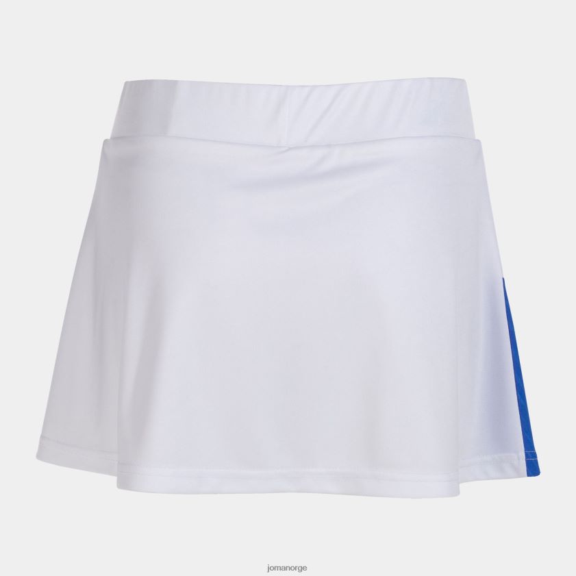 nei Joma skjørt montreal hvit kongeblå FBD0T02595 kvinner