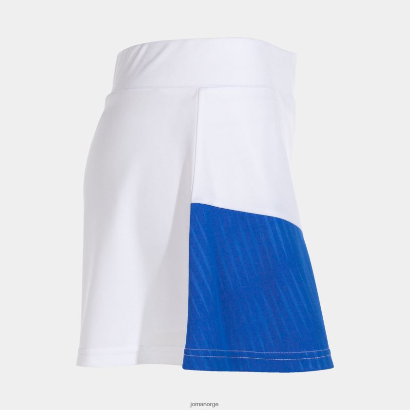nei Joma skjørt montreal hvit kongeblå FBD0T02595 kvinner
