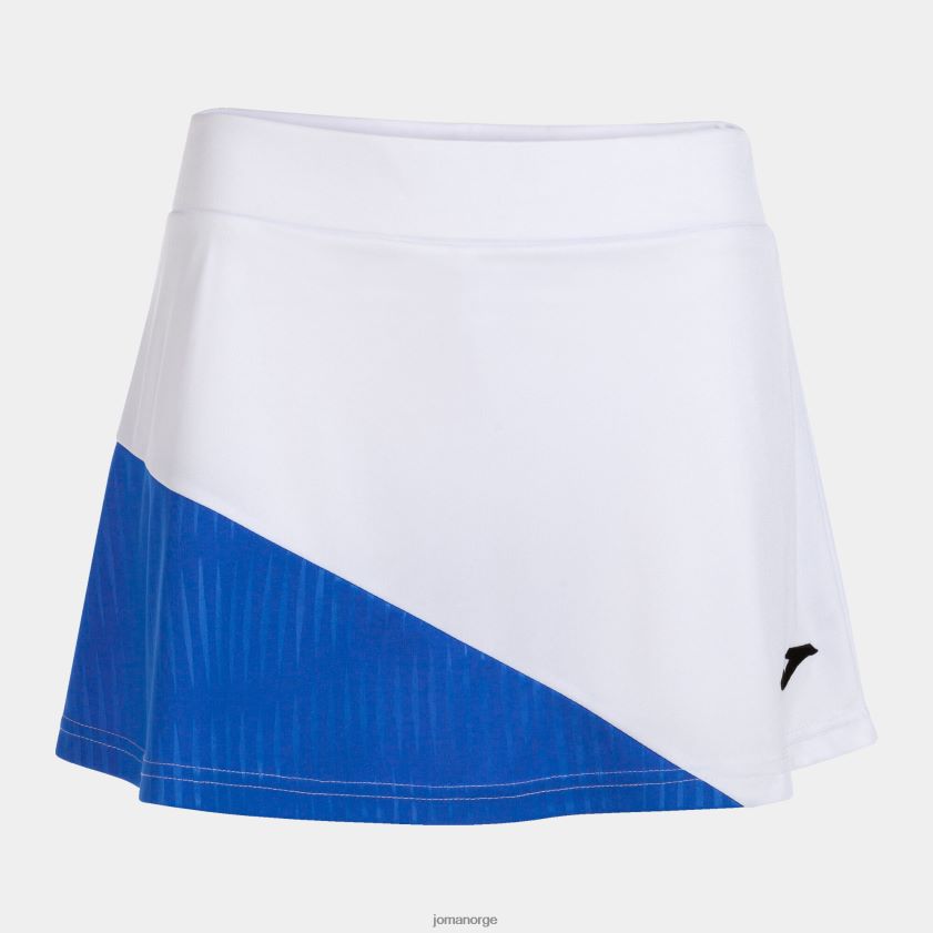 nei Joma skjørt montreal hvit kongeblå FBD0T02595 kvinner