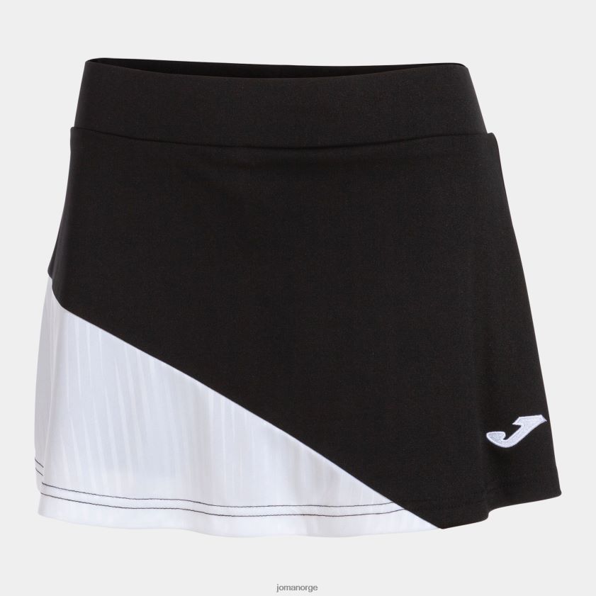nei Joma skjørt montreal svart hvit FBD0T03600 kvinner