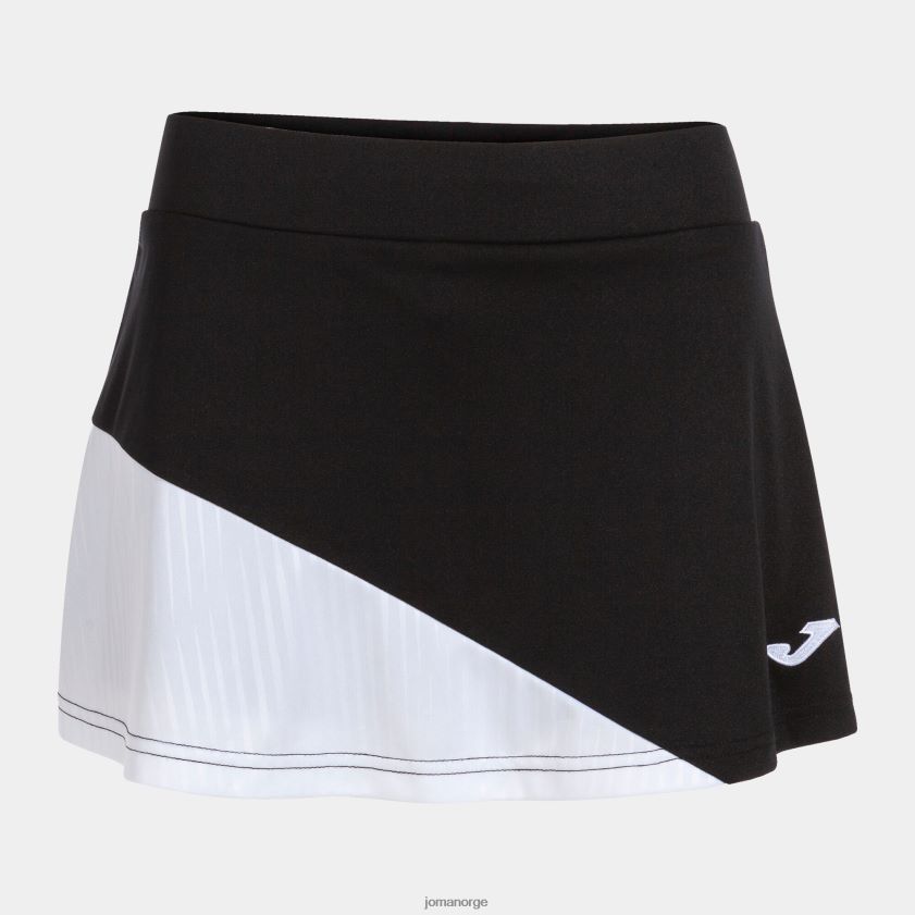 nei Joma skjørt montreal svart hvit FBD0T03600 kvinner