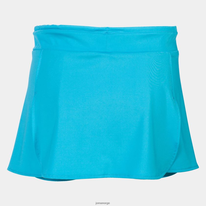 nei Joma skjørt åpent ii fluorescerende turkis FBD0T02317 kvinner