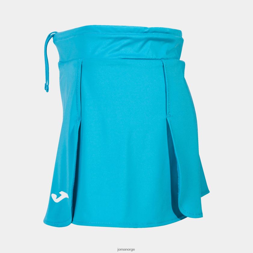 nei Joma skjørt åpent ii fluorescerende turkis FBD0T02317 kvinner