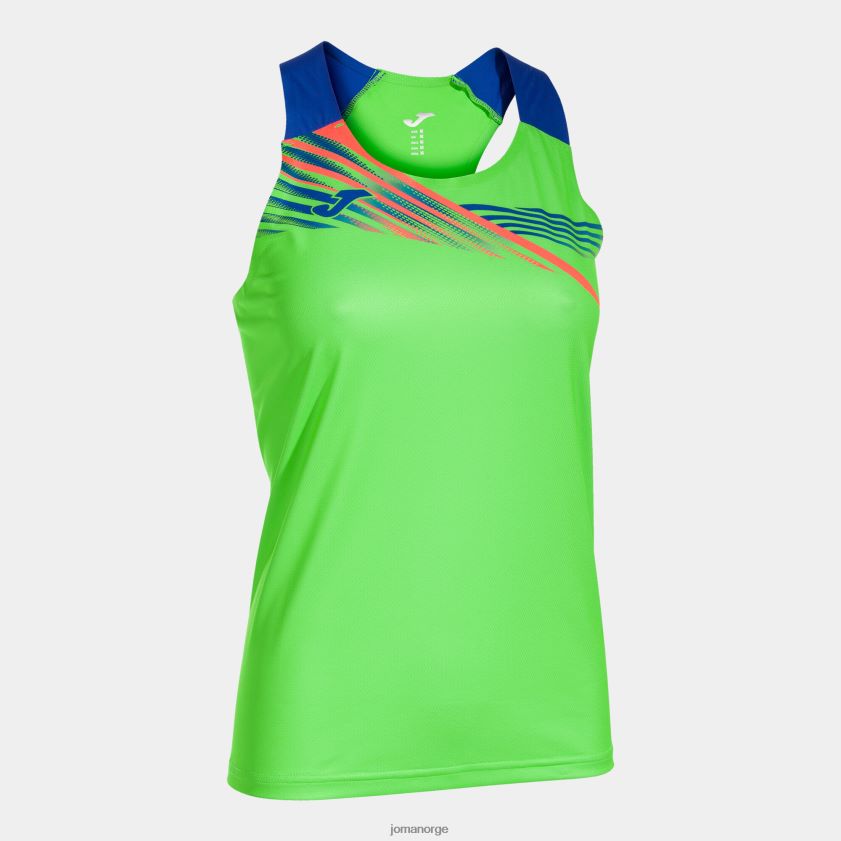 nei Joma genser elite x fluorescerende grønn kongeblå FBD0T01609 kvinner