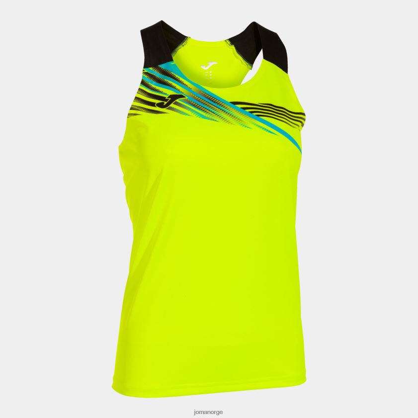 nei Joma genser elite x fluorescerende gul svart FBD0T01760 kvinner