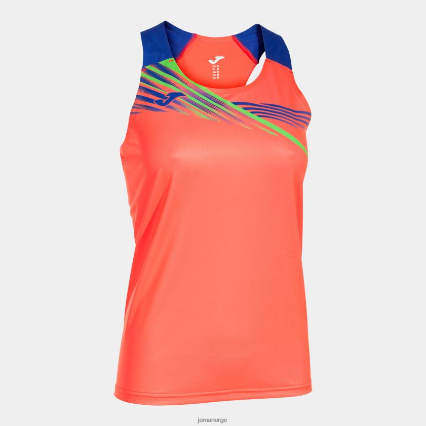 nei Joma genser elite x fluorescerende korall kongeblå FBD0T04060 kvinner