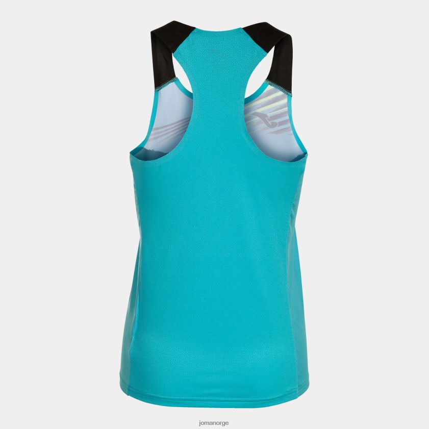 nei Joma genser elite x fluorescerende turkis svart FBD0T02544 kvinner