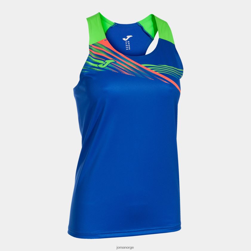 nei Joma genser elite x kongeblå fluorescerende grønn FBD0T02154 kvinner