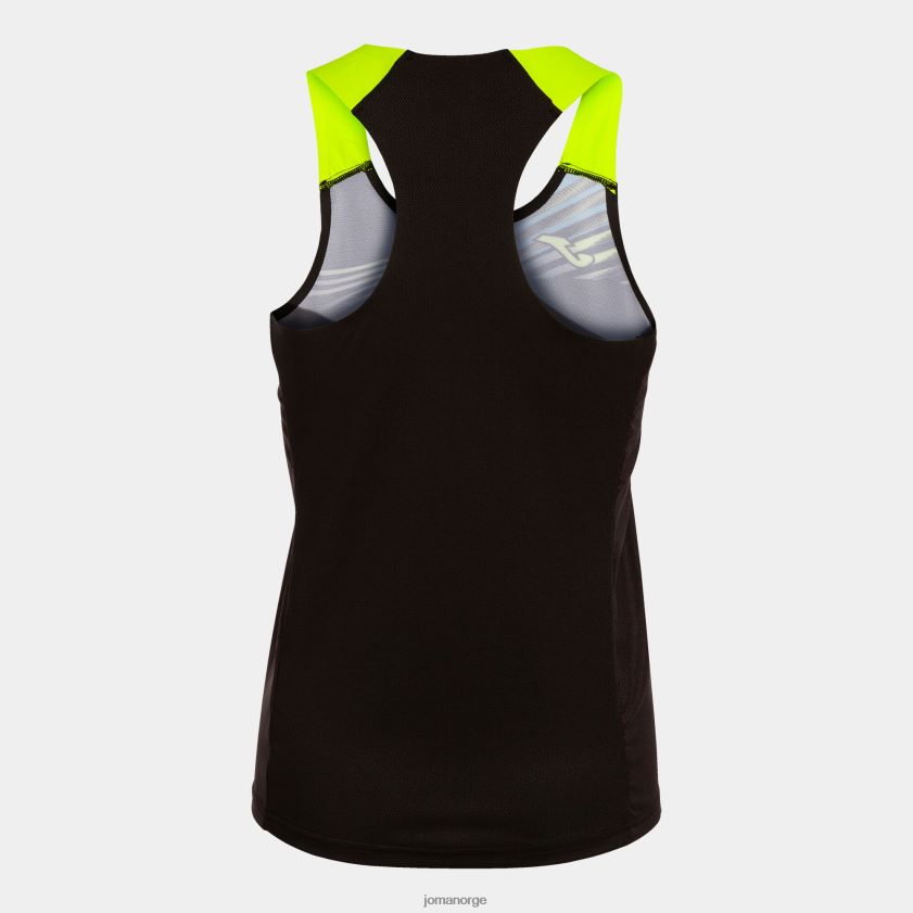 nei Joma genser elite x svart fluorescerende gul FBD0T01937 kvinner