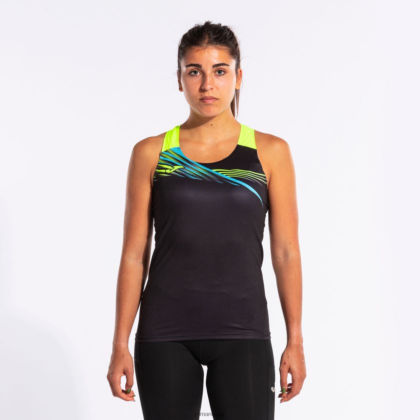 nei Joma genser elite x svart fluorescerende gul FBD0T01937 kvinner