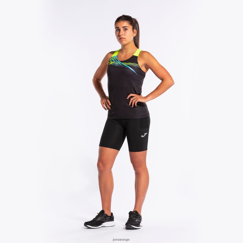 nei Joma genser elite x svart fluorescerende gul FBD0T01937 kvinner