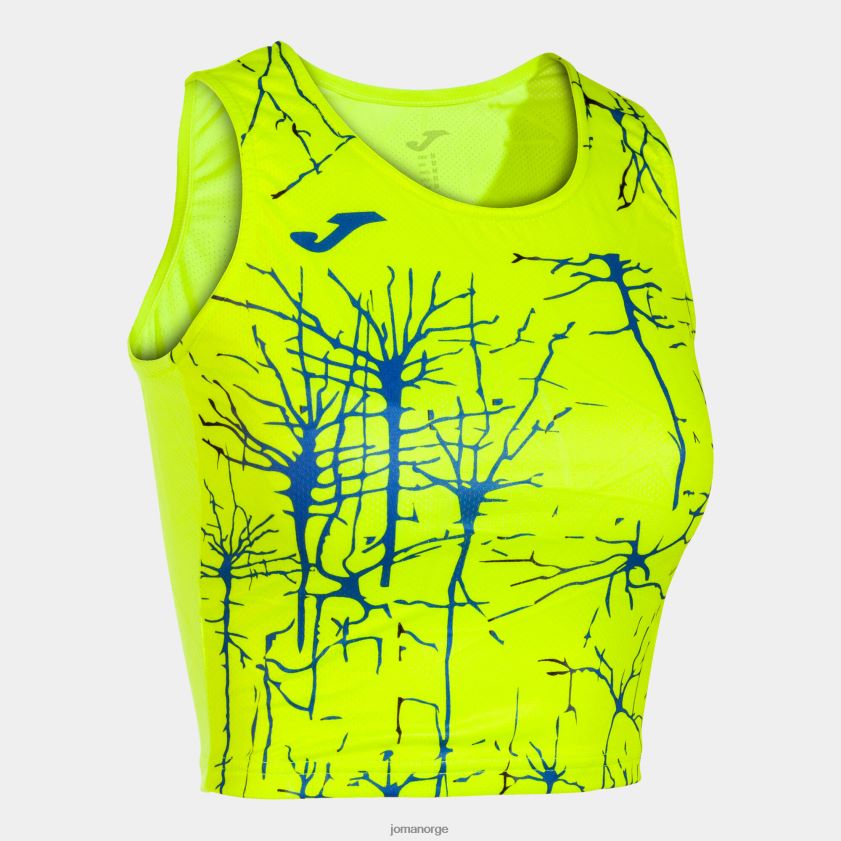 nei Joma tank-top elite ix fluorescerende gul FBD0T02447 kvinner