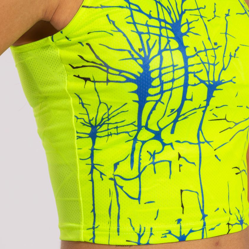 nei Joma tank-top elite ix fluorescerende gul FBD0T02447 kvinner