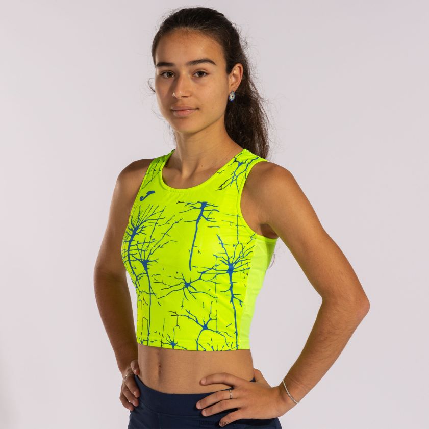 nei Joma tank-top elite ix fluorescerende gul FBD0T02447 kvinner