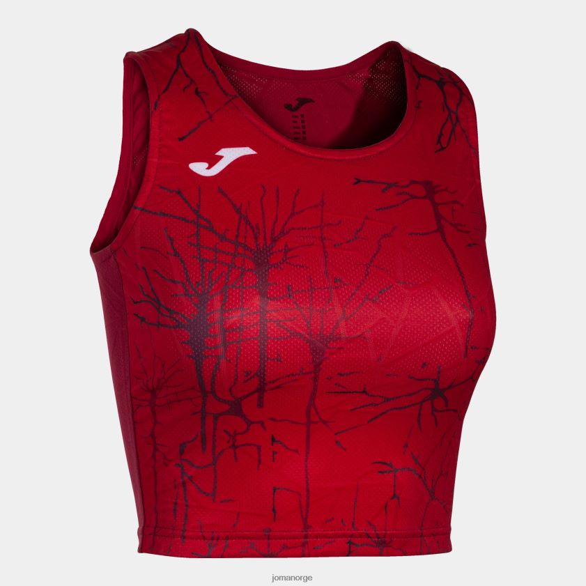 nei Joma tank-top elite ix rød FBD0T01665 kvinner