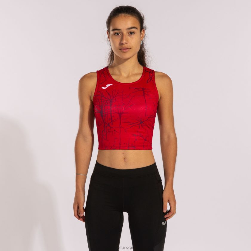 nei Joma tank-top elite ix rød FBD0T01665 kvinner