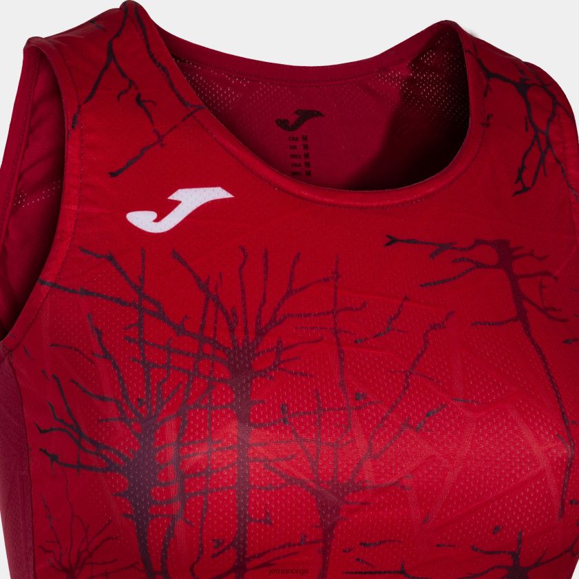 nei Joma tank-top elite ix rød FBD0T01665 kvinner