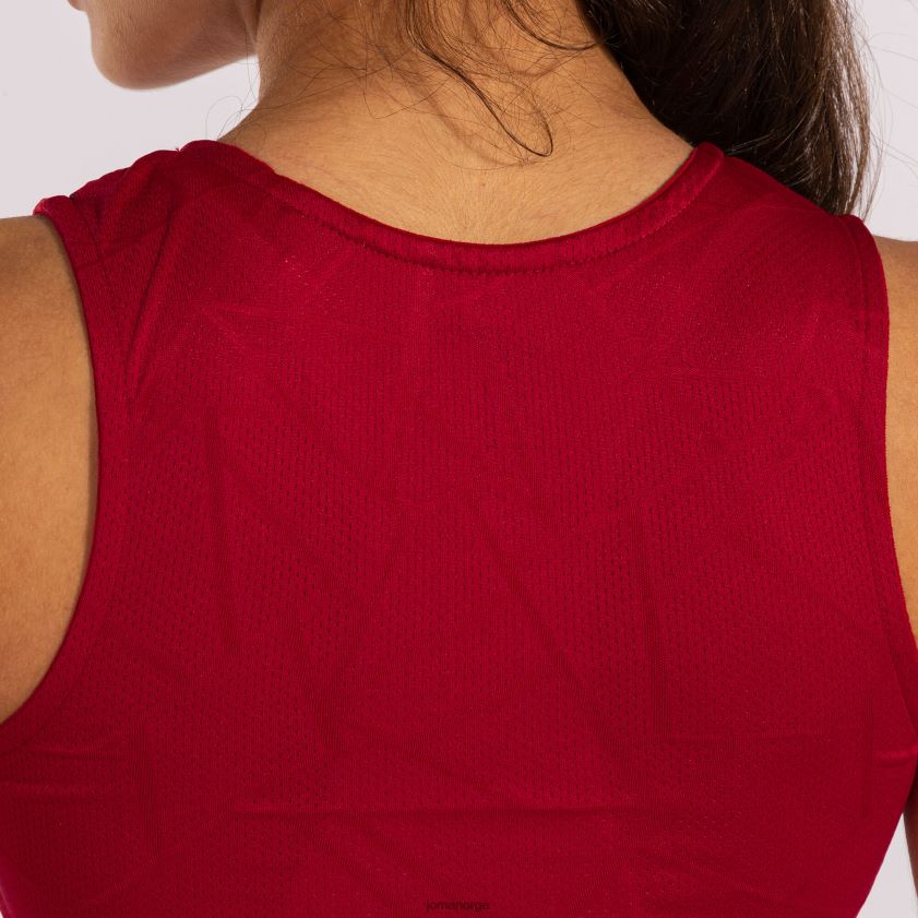 nei Joma tank-top elite ix rød FBD0T01665 kvinner