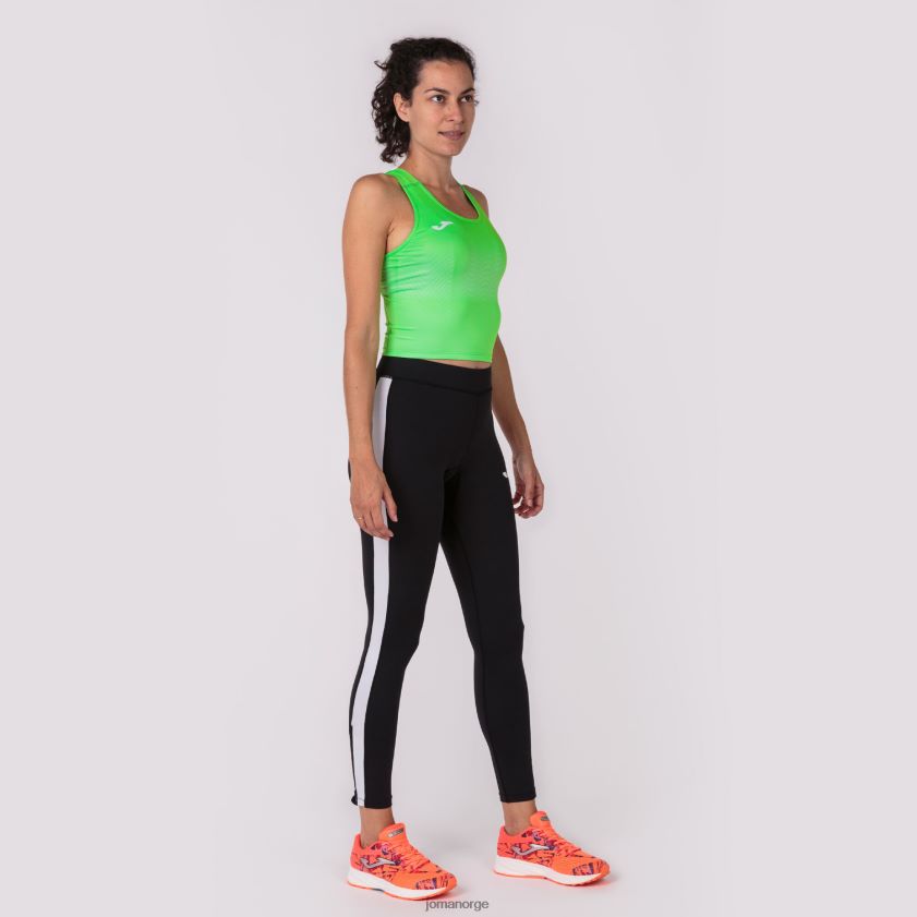 nei Joma tank-top elite vii fluorescerende grønn hvit FBD0T01852 kvinner
