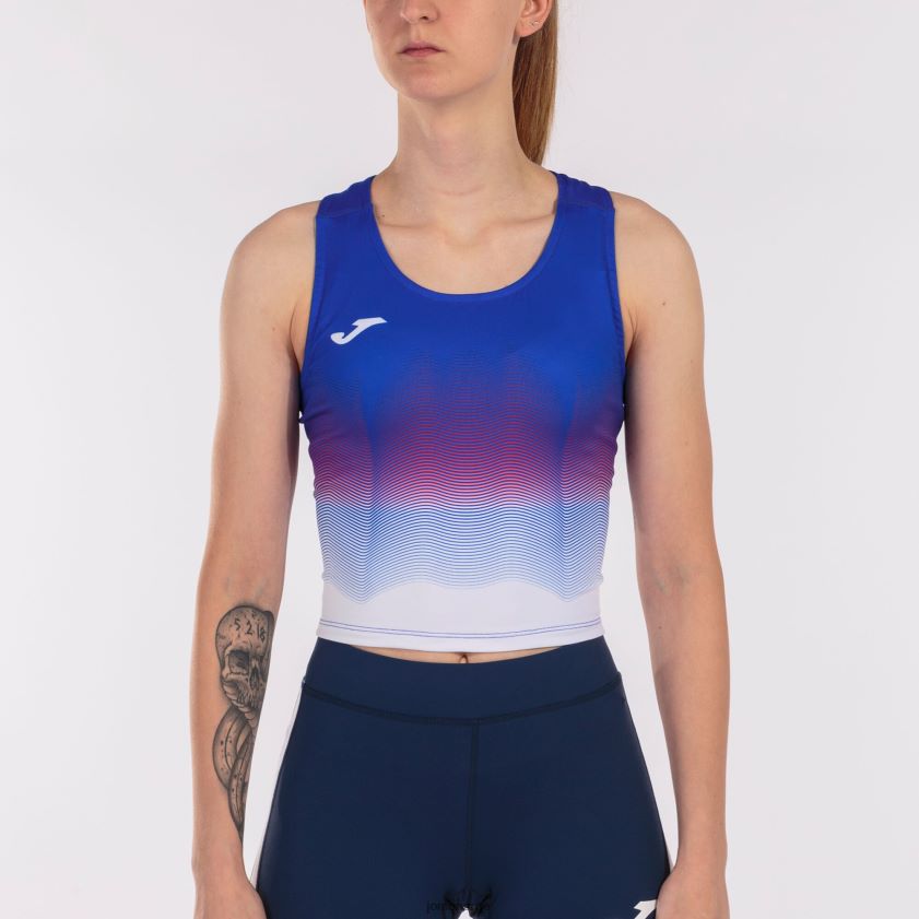 nei Joma tank-top elite vii kongeblå hvit rød FBD0T03662 kvinner