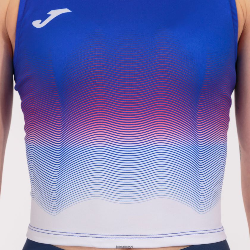 nei Joma tank-top elite vii kongeblå hvit rød FBD0T03662 kvinner