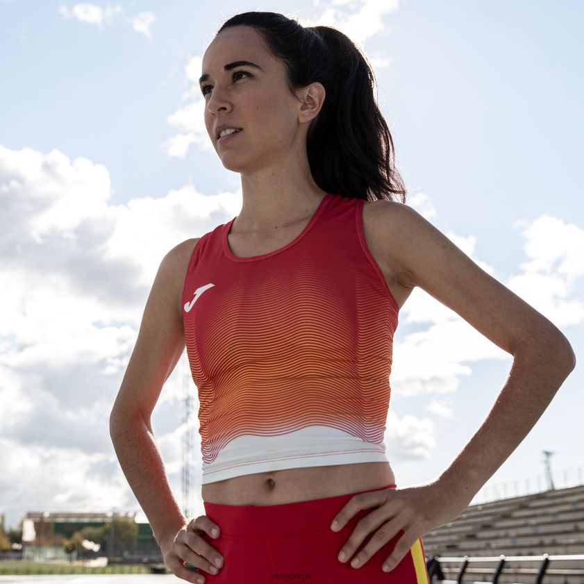 nei Joma tank-top elite vii rød hvit gul FBD0T02315 kvinner