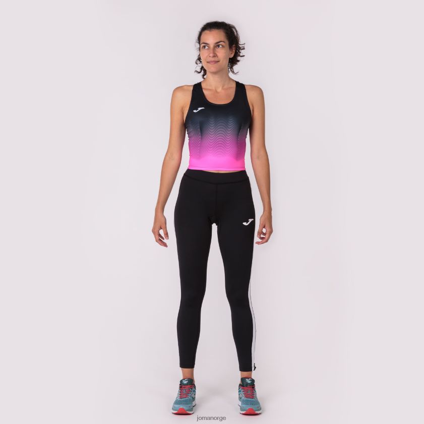 nei Joma tank-top elite vii svart fluorescerende rosa hvit FBD0T02598 kvinner