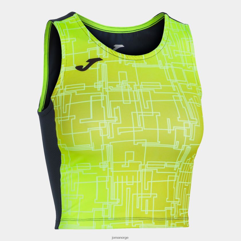 nei Joma tank-top elite viii marineblå fluorescerende gul FBD0T02000 kvinner