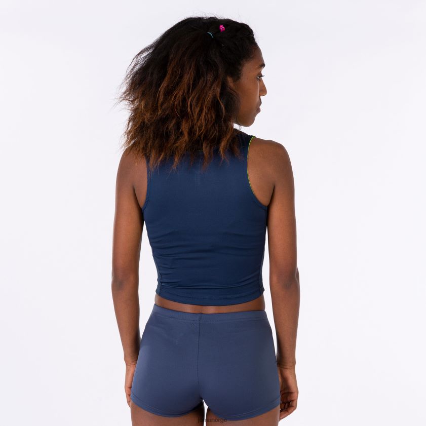 nei Joma tank-top elite viii marineblå fluorescerende gul FBD0T02000 kvinner
