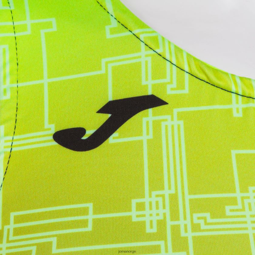nei Joma tank-top elite viii marineblå fluorescerende gul FBD0T02000 kvinner