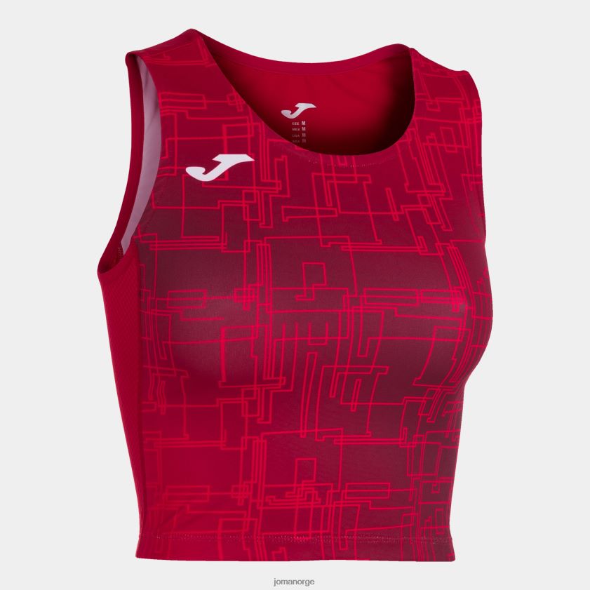 nei Joma tank-top elite viii rød FBD0T01897 kvinner