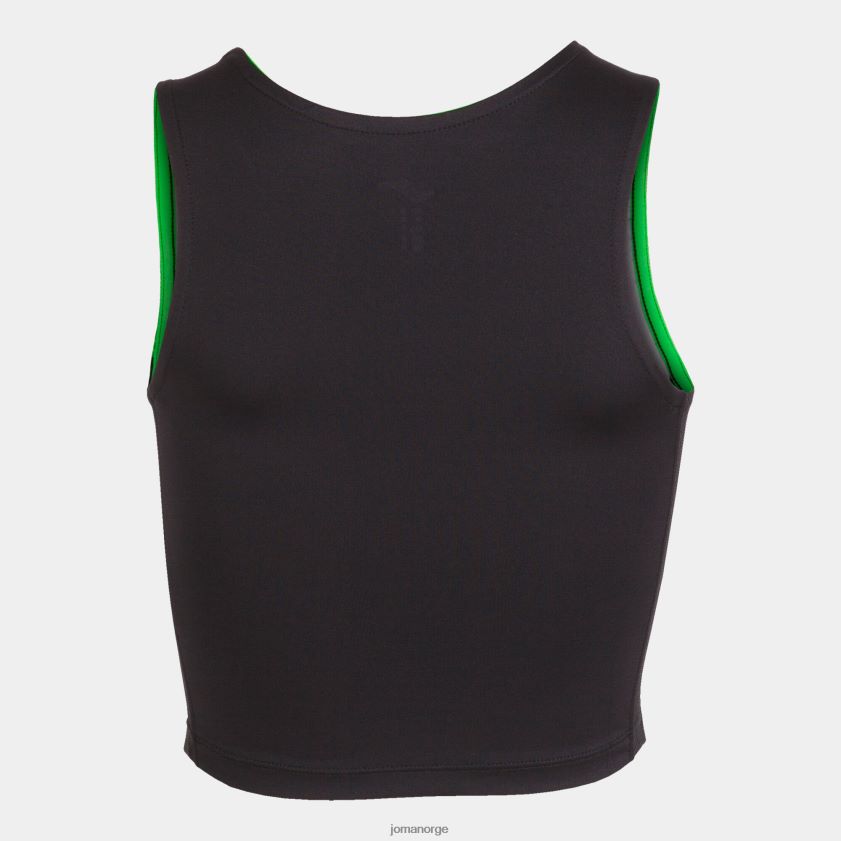 nei Joma tank-top elite viii svart fluorescerende grønn FBD0T02247 kvinner