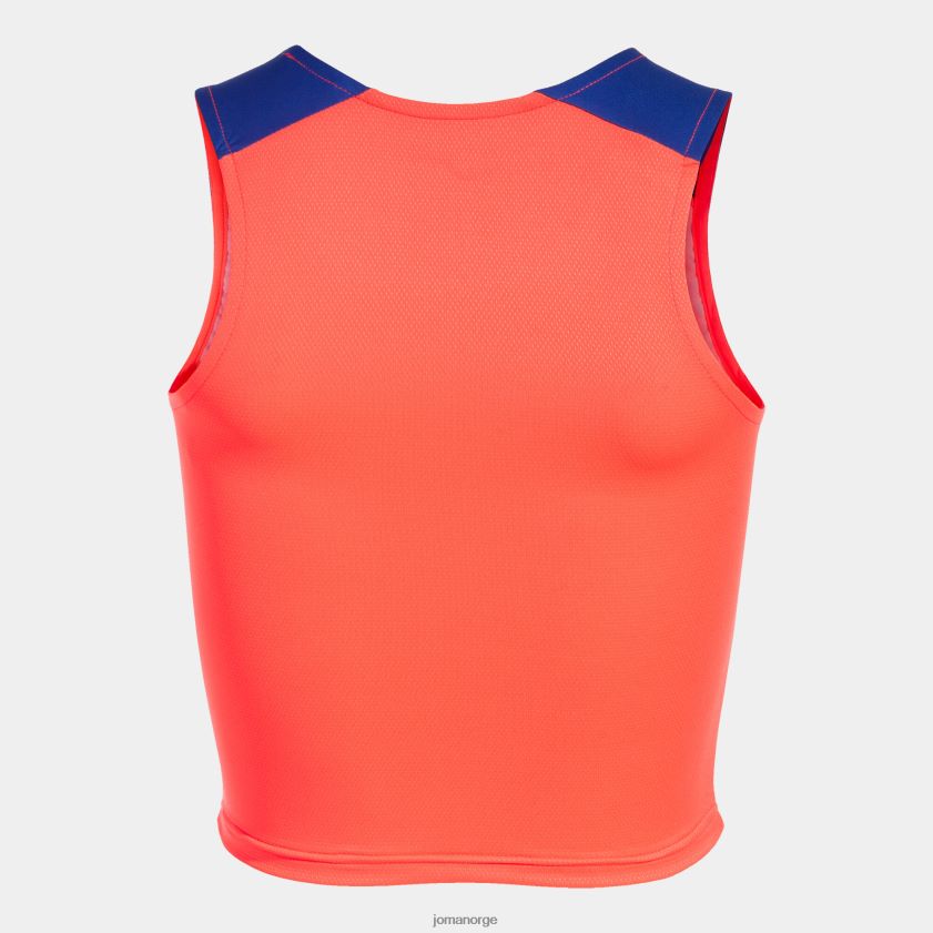 nei Joma tank-top elite x fluorescerende korall kongeblå FBD0T02164 kvinner