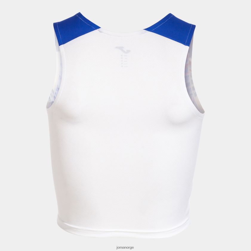 nei Joma tank-top elite x hvit kongeblå FBD0T02559 kvinner