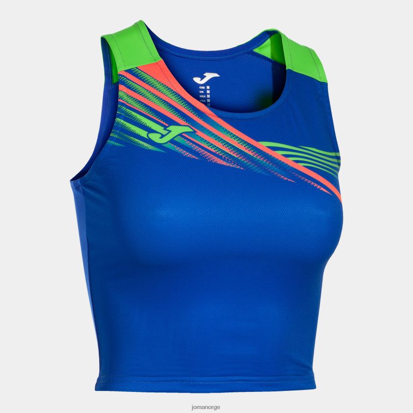 nei Joma tank-top elite x kongeblå grønn FBD0T01938 kvinner