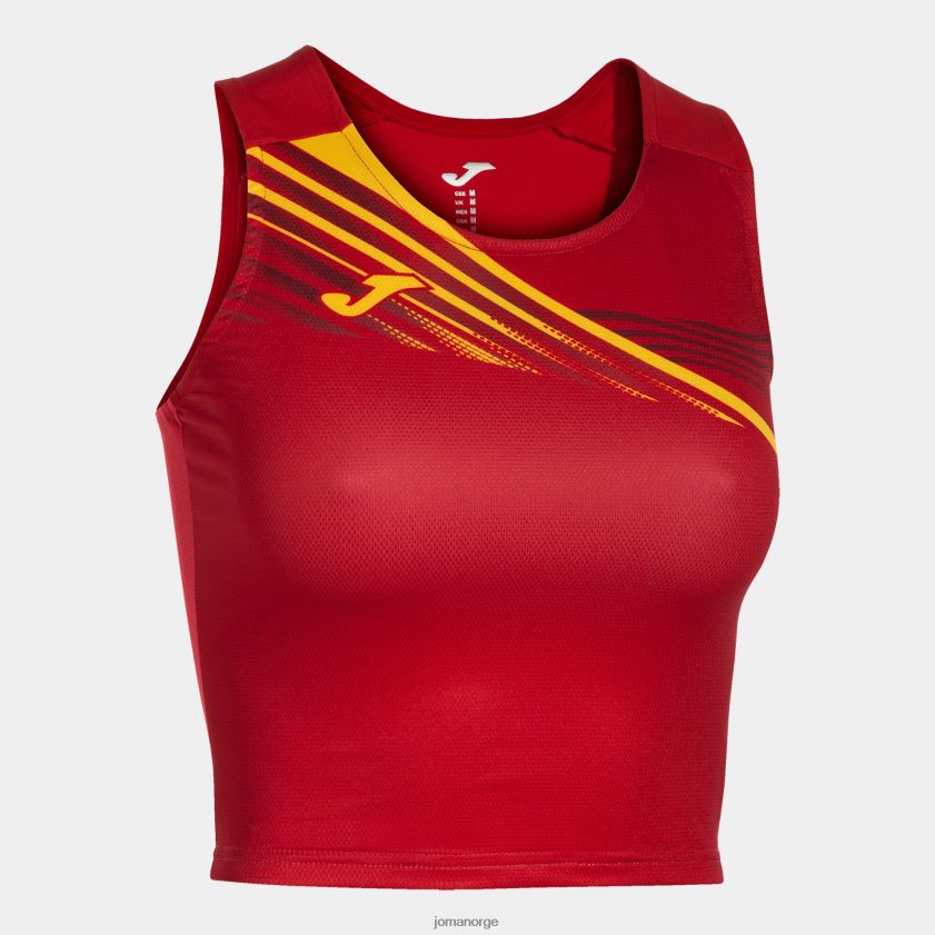 nei Joma tank-top elite x rød FBD0T02150 kvinner