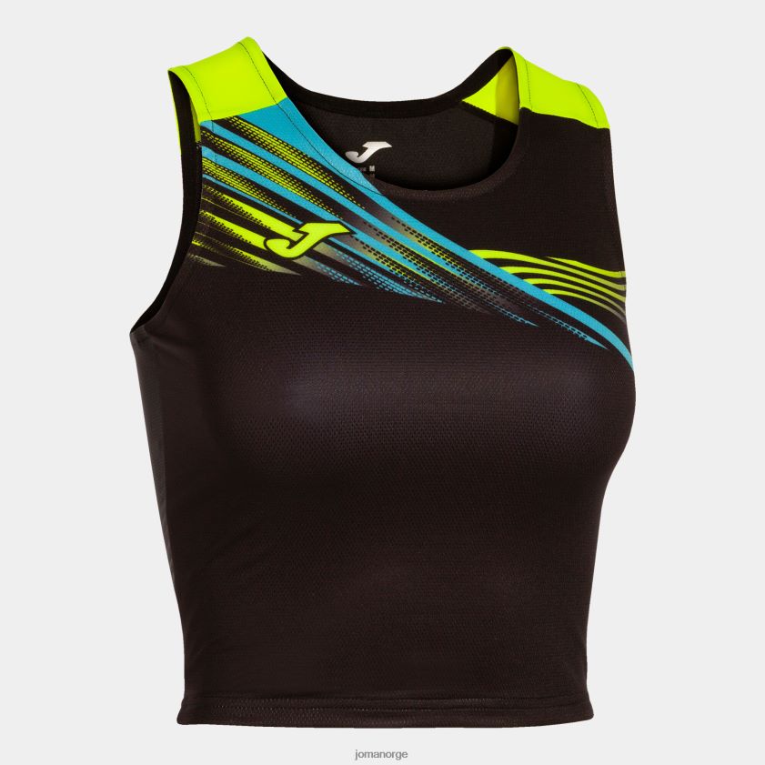 nei Joma tank-top elite x svart fluorescerende gul FBD0T01752 kvinner