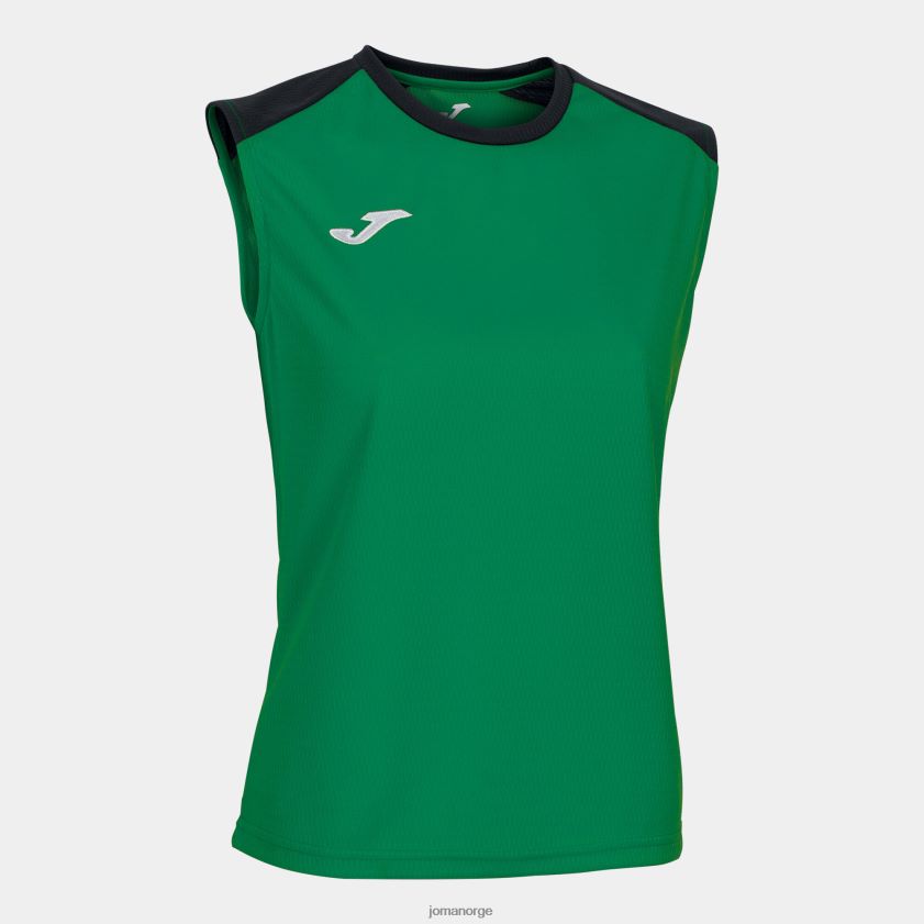 nei Joma tank top økomesterskap grønn svart FBD0T02223 kvinner
