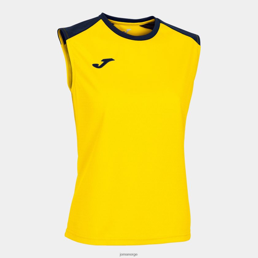 nei Joma tank top økomesterskap gul marineblå FBD0T02230 kvinner