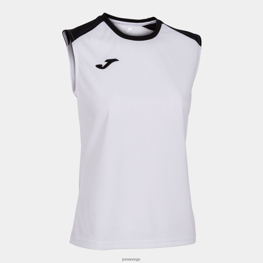 nei Joma tank top økomesterskap hvit svart FBD0T01642 kvinner