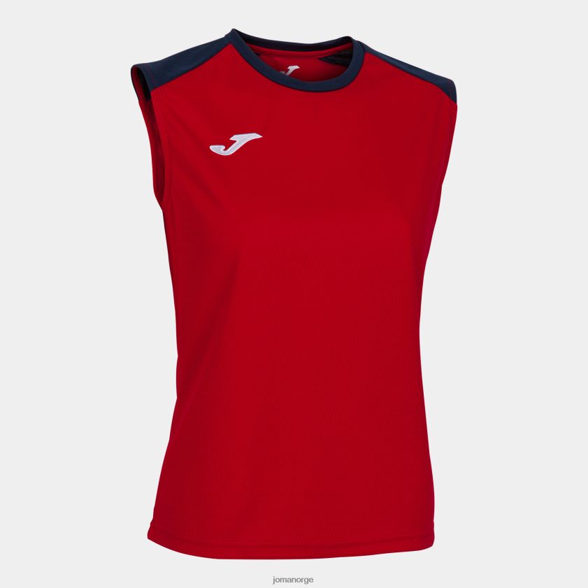 nei Joma tank top økomesterskap rød marineblå FBD0T03958 kvinner