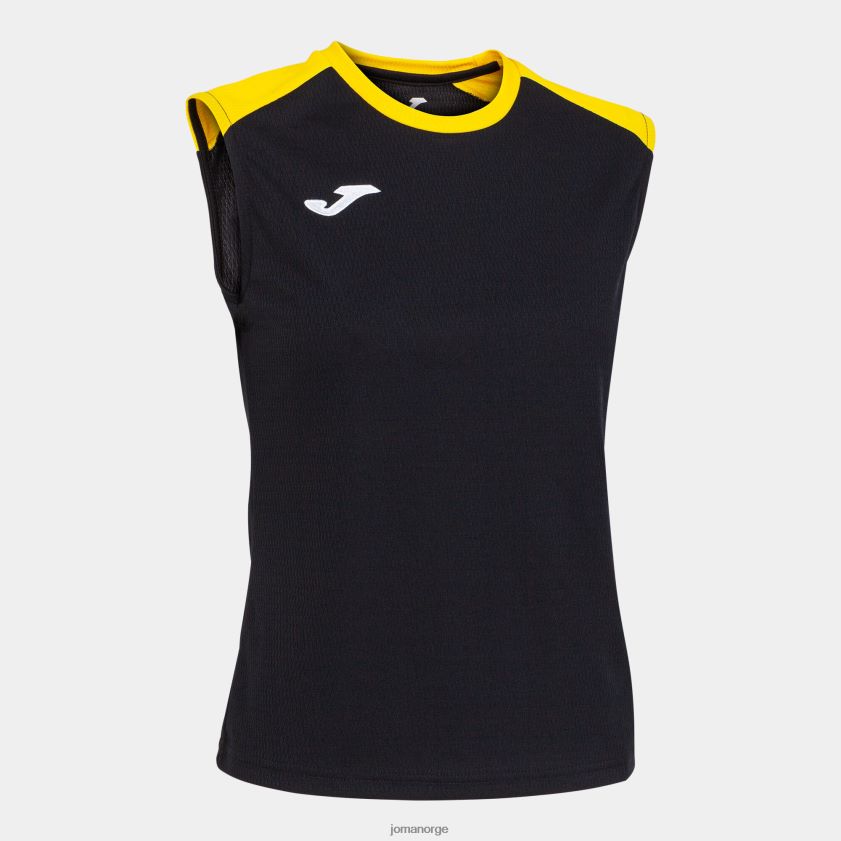 nei Joma tank top økomesterskap svart gul FBD0T02576 kvinner