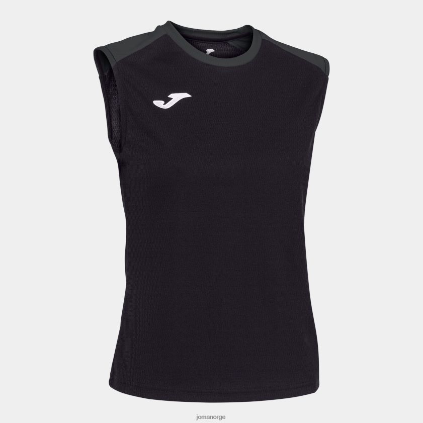 nei Joma tank top økomesterskap svart mørkegrå FBD0T03957 kvinner