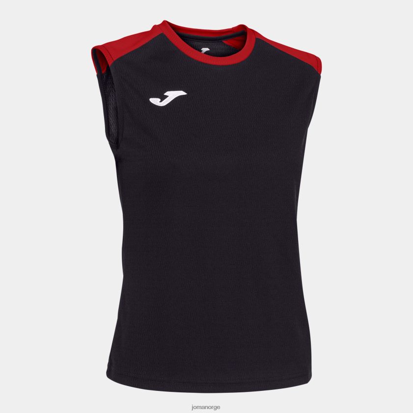nei Joma tank top økomesterskap svart, rød FBD0T03771 kvinner