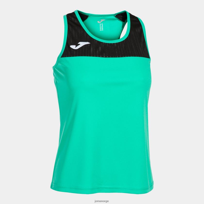 nei Joma tank top montreal grønn svart FBD0T01841 kvinner
