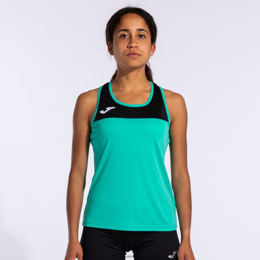 nei Joma tank top montreal grønn svart FBD0T01841 kvinner