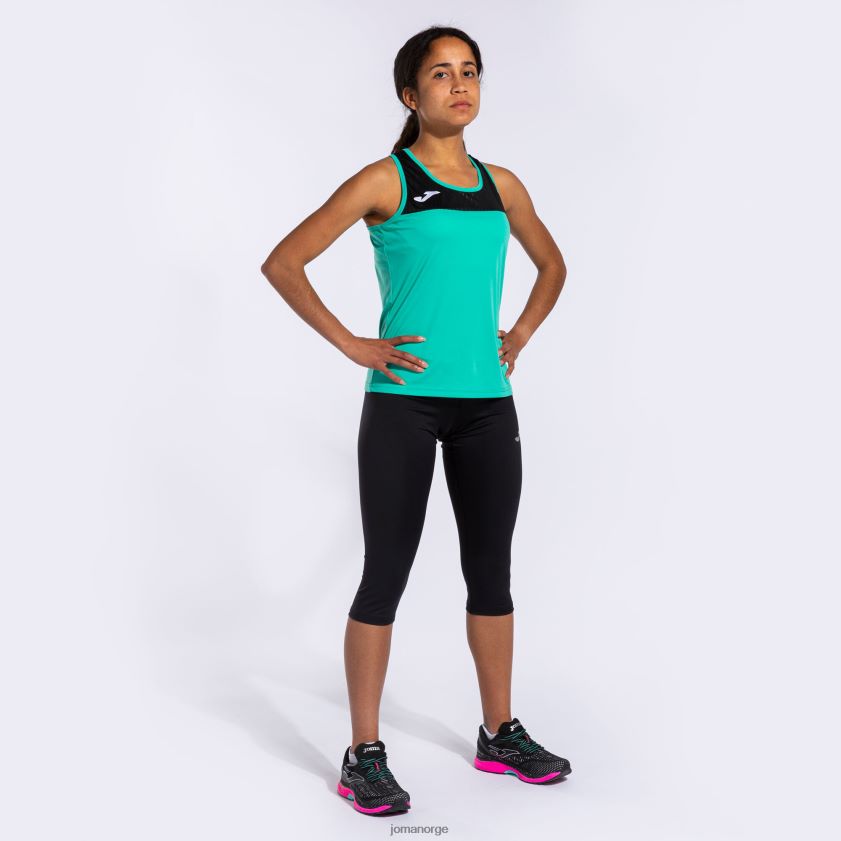nei Joma tank top montreal grønn svart FBD0T01841 kvinner